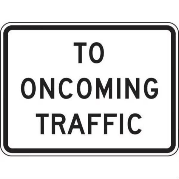 Accuform STOP AND YIELD SIGN TO ONCOMING FRR431HP FRR431HP - main